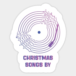 Christmas Songs by Sticker